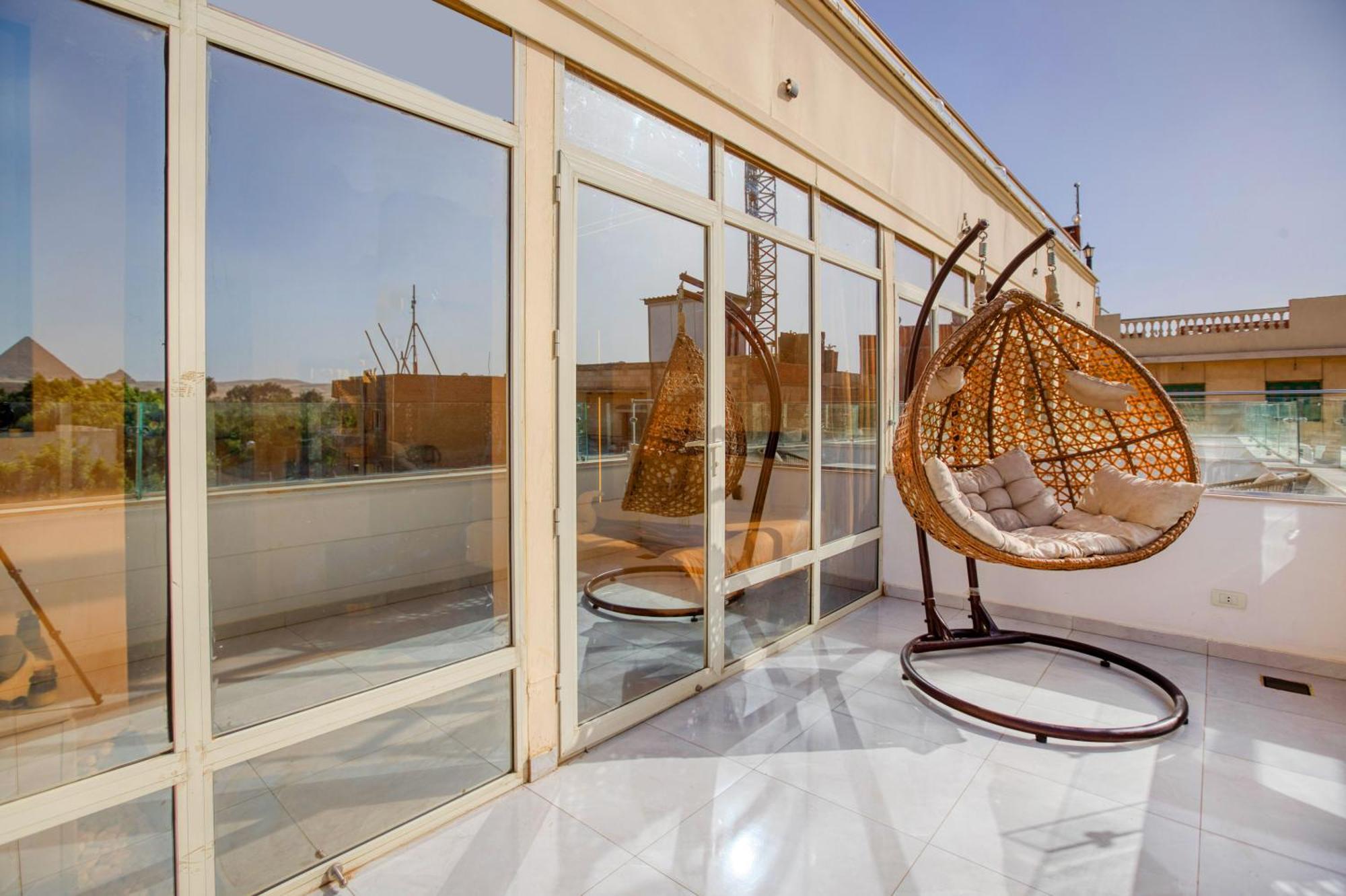 Tree Lounge Pyramids View Inn , Sphinx Giza Kafret el-Gabal Esterno foto