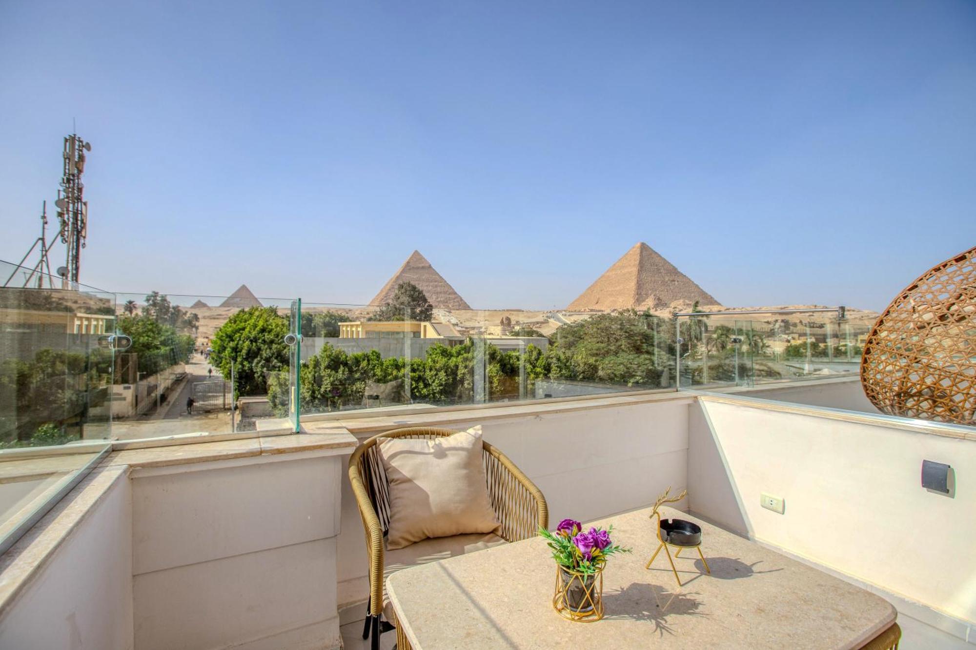 Tree Lounge Pyramids View Inn , Sphinx Giza Kafret el-Gabal Esterno foto