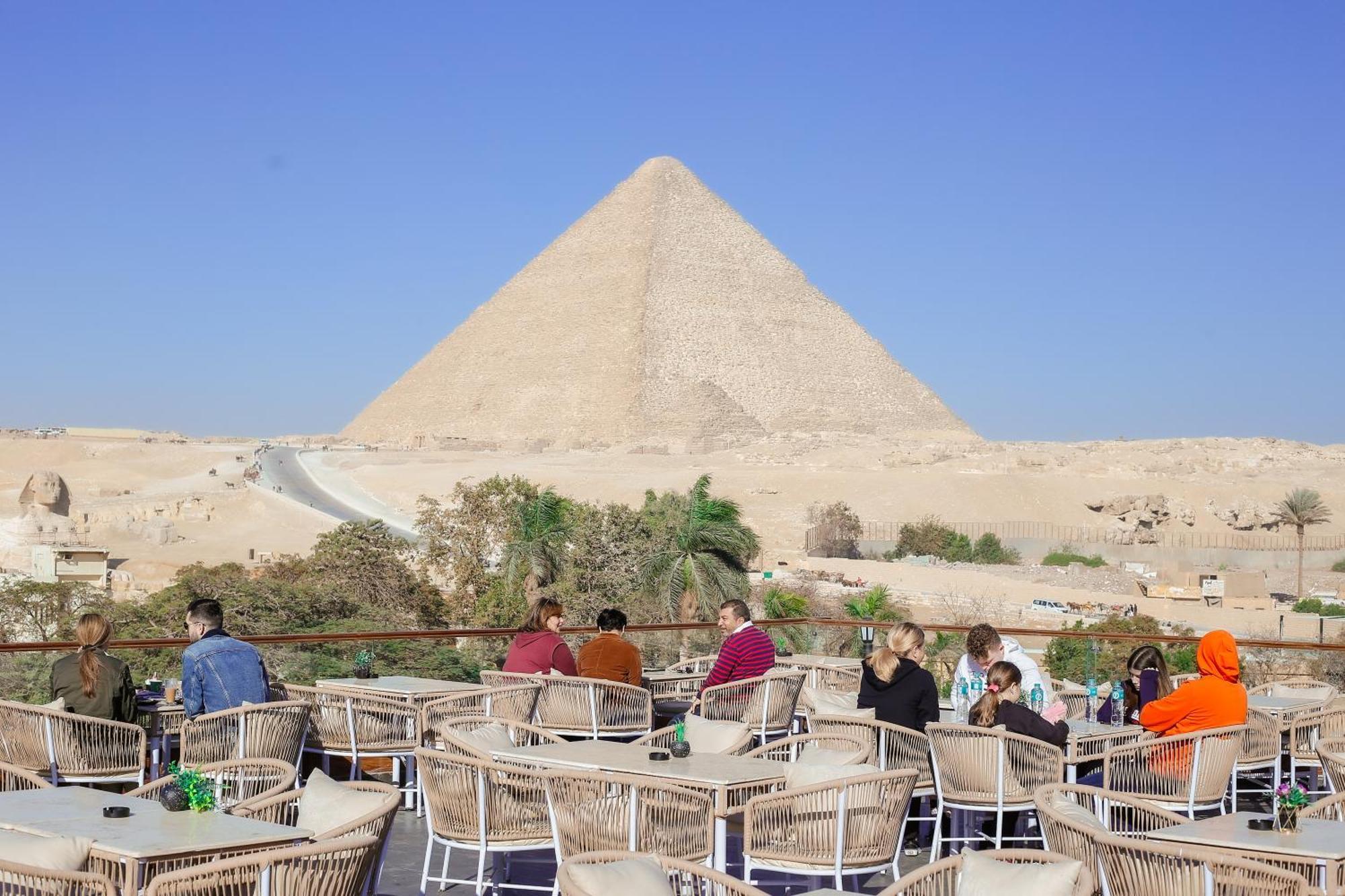 Tree Lounge Pyramids View Inn , Sphinx Giza Kafret el-Gabal Esterno foto