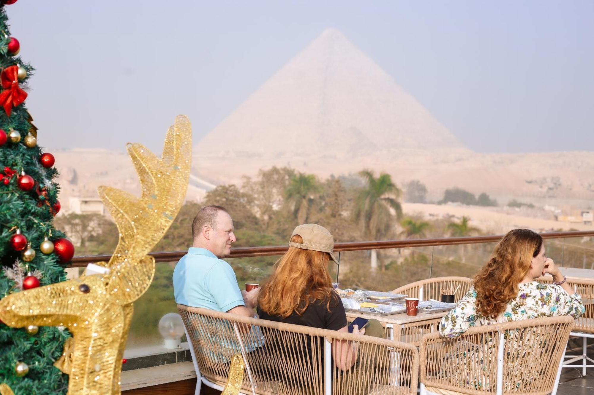 Tree Lounge Pyramids View Inn , Sphinx Giza Kafret el-Gabal Esterno foto
