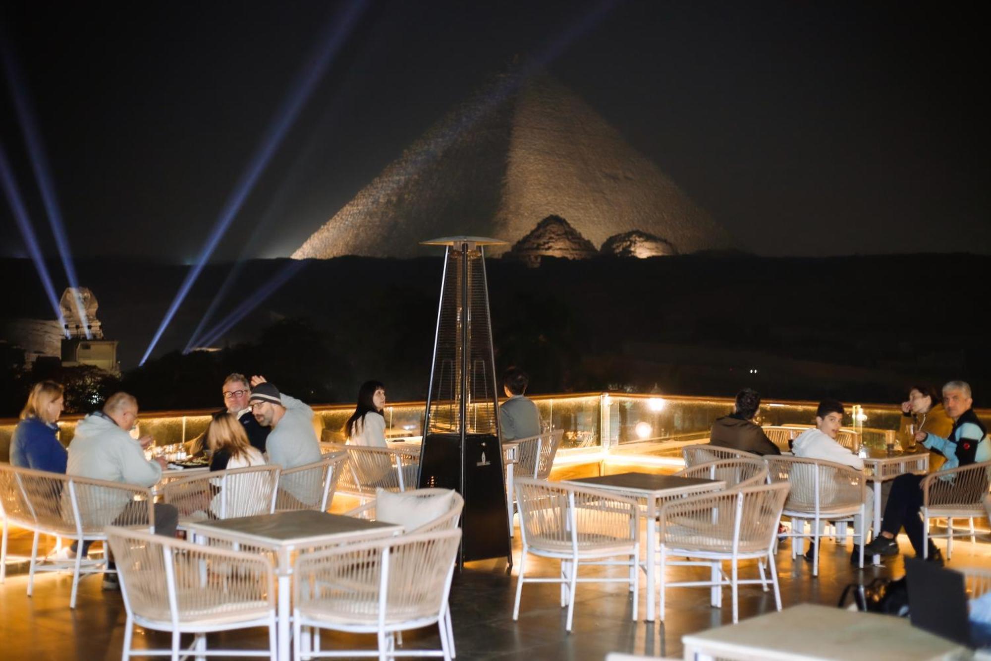 Tree Lounge Pyramids View Inn , Sphinx Giza Kafret el-Gabal Esterno foto