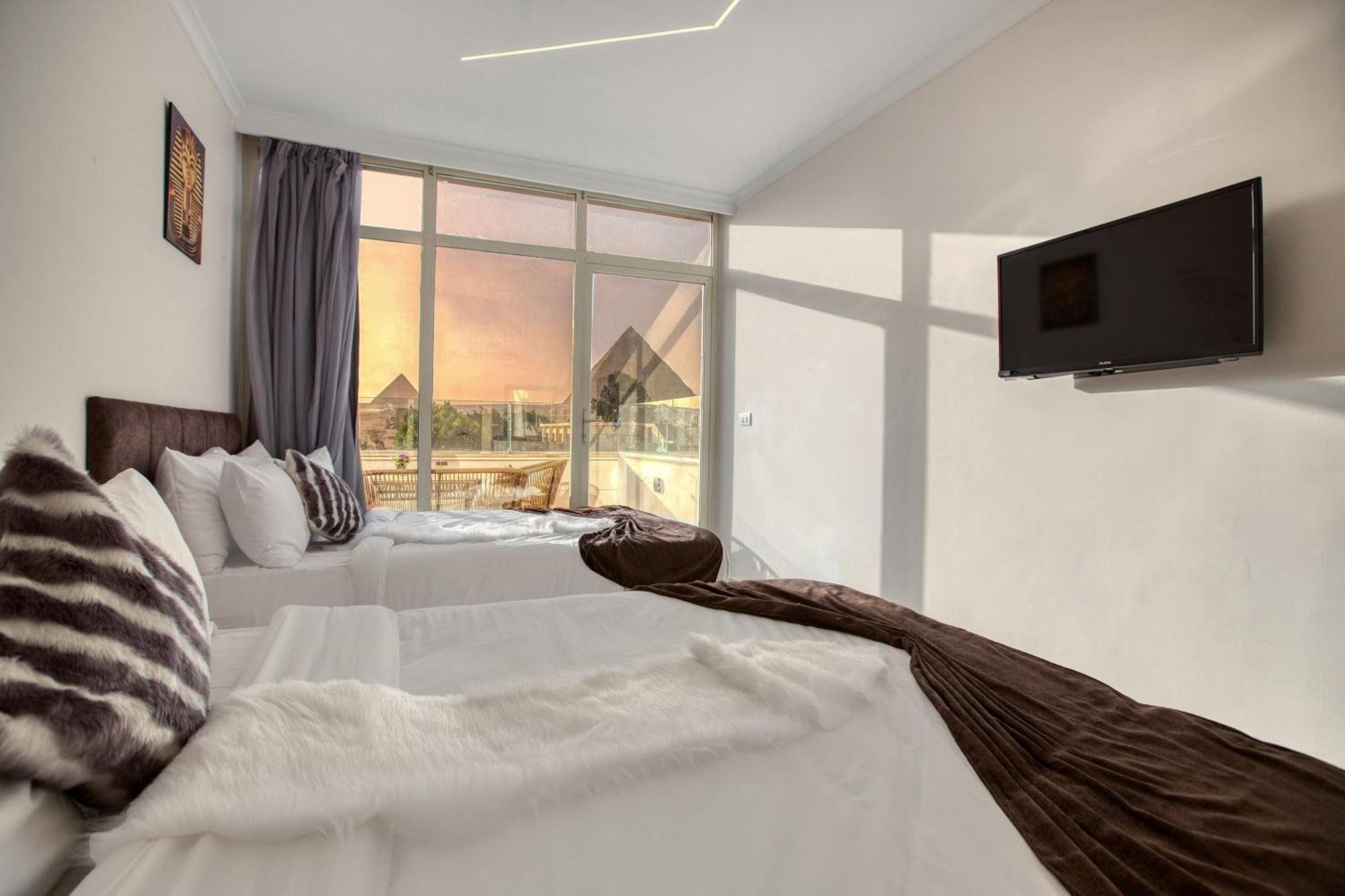 Tree Lounge Pyramids View Inn , Sphinx Giza Kafret el-Gabal Esterno foto