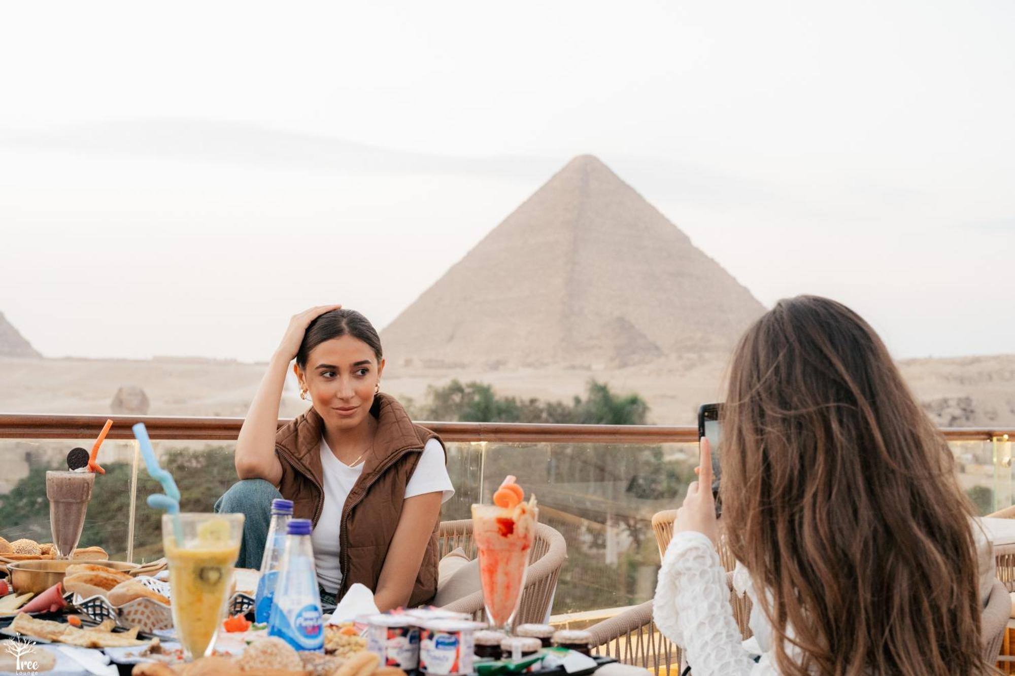 Tree Lounge Pyramids View Inn , Sphinx Giza Kafret el-Gabal Esterno foto